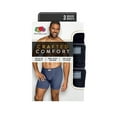 thumbnail image 4 of Fruit of the Loom Men's Crafted Comfort Boxer Briefs, 3-Pack, 4 of 16