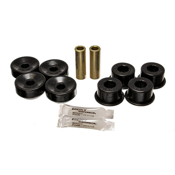 Energy Suspension 92-01 Prelude Black Rear Shock Upper and Lower Bushing Set Fits select: 1992-1998 HONDA PRELUDE