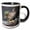 Black/White, variant on 3drose, Usa, Washington State, Sammamish.female Mallard Duck Log, 11oz Two-tone Red Mug