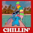 thumbnail image 2 of Boy's Lilo & Stitch Ice Cream Lover Chillin' Graphic Tee Red Large, 2 of 4