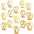 thumbnail image 5 of Masteelf  15 Pcs Wedding Reception Table Number Reusable Reserved Signs Stand Our for Banquet Golden, 5 of 7