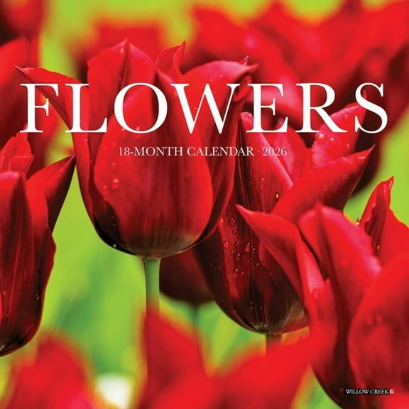 Flowers 2026 Mini Wall Calendar, (Paperback)
