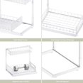 thumbnail image 4 of Vusign Organizador Debajo Del Fregadero De La Cocina, Organizador Extraíble De 2 Niveles Para Fregadero De Baño Y Gabinete De Almacenamiento, Estante De Organización De Almacenamiento Para Cocina, Bañ, 4 of 5