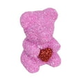 thumbnail image 2 of Esquirla Valentine's Bear Home Centerpiece Lovely Valentines Day Gifts Creative Valentines Day Decoration Holding Heart for Girlfriend Pink, 2 of 8