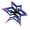 Shadow, variant on In the Breeze 3391 — Shadow Cosmic Hex Kite — Colorful, Easy-Flying Cellular Kite; Kite Line Included