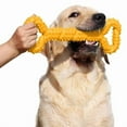 thumbnail image 2 of Dog Toys for Aggressive Chewers Interactive Dog Toy Large Breed Large Indestructible Dog Toy with Convex Design Natural Rubber Drag-of-War Toy Yell..., 2 of 5
