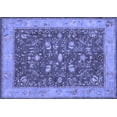 thumbnail image 1 of Ahgly Company Indoor Rectangle Persian Blue Traditional Area Rugs, 5' x 8', 1 of 4