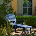 thumbnail image 5 of PAOLFOX Adjustable Backrest and Folding Adirondack Chair with Ottoman, 5 of 9
