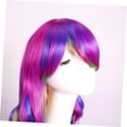 thumbnail image 5 of Peluca Rizada Larga Anime Cosplay Peluca Peluca De Pelo Largo Con Flequillo Peluca Rizada Con Flequillo Pelucas Moradas Para Mujeres Pelucas Rizadas Peluca De Mujer Peluca, 5 of 5
