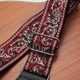 thumbnail image 4 of Sangle de Guitare Réglable pour Guitare Électrique Acoustique Basse avec Verrous Pièces Rouge, 4 of 10