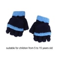 thumbnail image 3 of Guantes sin dedos Qarigey Negro para niños, 3 of 6