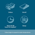 thumbnail image 5 of Kadyn 12 Inch King Size Cooling Mattress High Rebound Support Sterilizing Breathable Long Lasting Comfort Eco Materials Modern Bedroom Styling, White, 5 of 6