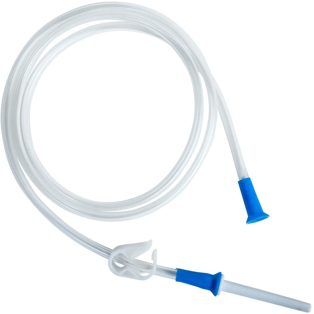 HealthAndYoga(TM) Replacement Enema Tubing – Super Economical, Hygienic, Medical Grade PVC - 1.5 Meter with Slide Clamp and Nozzle - Compatible with Most Kits (3 Set)