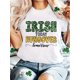 thumbnail image 1 of Playera Deportiva Manga Corta Mujer Dry-FitLucky St. Patrick'S Day&Sequin 'IRISH TODAY HUNGOVER TOMORROW 'Print Crew Neck T-shirt, Four seasons casual short-sleeved T-shirt, Women'S ClothingFather's, 1 of 8