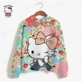 thumbnail image 3 of Sudadera con capucha holgada de manga larga con estampado de Hello Kitty para mujer, jersey de otoño 2023, ropa de calle Y2k, 3 of 5