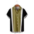 thumbnail image 4 of Gvdentm Men's Regular Fit Short Sleeve Western Shirt G02-Yellow,L, 4 of 5