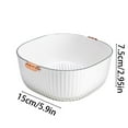 thumbnail image 4 of Kitchen Drain Rack Versatile Colander PP PET Material Durable Sleek Design Easy to Clean for Vegetable Washing Dish Drying Home Restaurant Use, 4 of 5