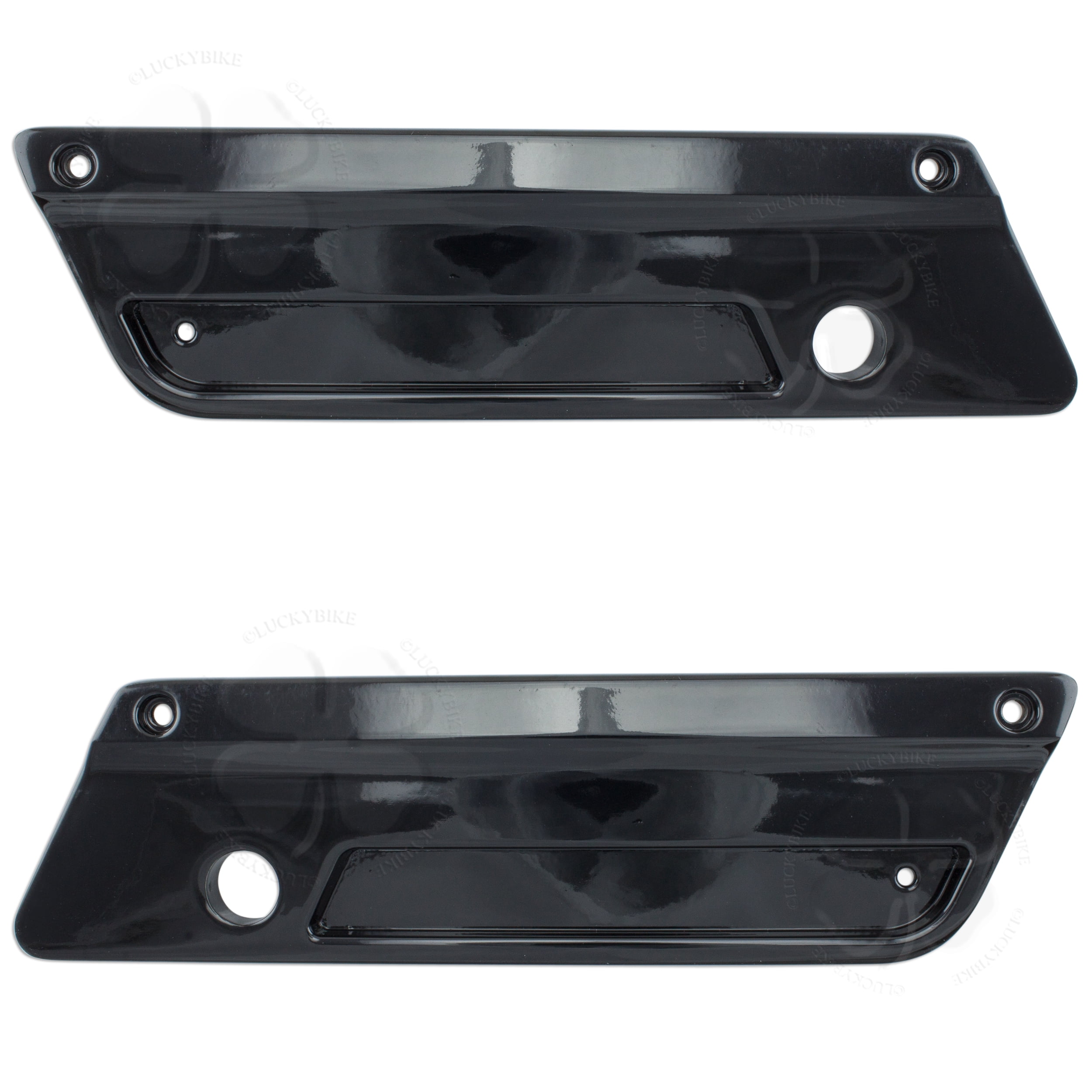 harley saddlebag latch covers