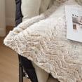 thumbnail image 3 of Coma Inducer Peak of Cozy® - ® Oversized Comforter Set - Chevron Frosted Taupe Queen Adult 3 Piece, 3 of 5