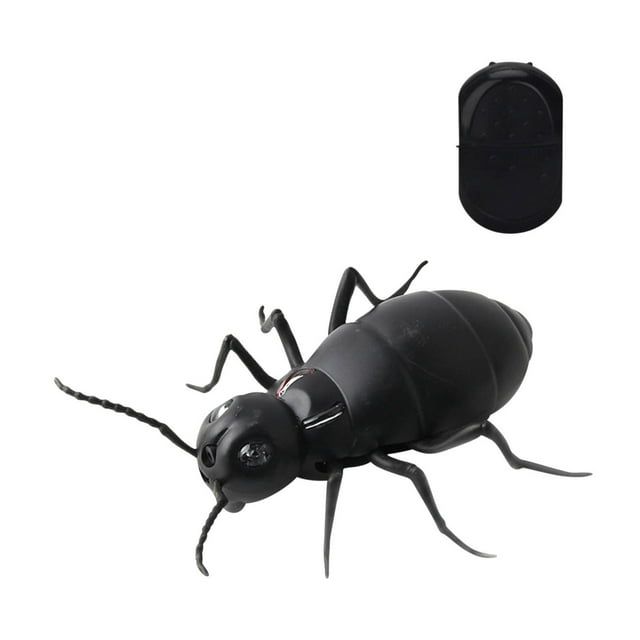 Btomtd Parent Child Interactive Toys Wireless Remote Control Trick Cockroach Ant Simulation Tidal Insect, B