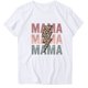 thumbnail image 1 of Camiseta de Cuello Redondo Impresa Del Día de la Madre para las Mujeres, Camiseta Casual de Manga Corta para la Primavera Y el Verano, 1 of 3