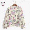 thumbnail image 3 of Sudadera HELLO KITTY para mujer, sudaderas de manga larga, ropa de calle, nueva moda 2024, otoño invierno, estampado de dibujos animados, pulóveres, tops y2k, 3 of 5