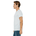 thumbnail image 3 of BELLA + CANVAS Jersey V-Neck T-Shirt for Men, Short Sleeve Cotton Tee, Ash, Size-M, 3 of 4