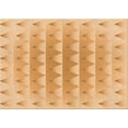 thumbnail image 1 of Ahgly Company Tapis Rectangulaire Lavable en Machine Orange Transitionnel, 5 Pieds x 8 Pieds, 1 of 7