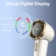 thumbnail image 2 of Ventilador Portátil de Mano, Mini Ventilador Turbo Ajustable de Velocidad (1-100), Ventilador Portátil Recargable con Pantalla Digital,A, 2 of 5