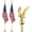 Gold, variant on Yescom 2 Pack 8FT Sectional Indoor Flag Pole Kit Eagle Topper with 3x5Ft US Flag & Base Stand