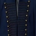 thumbnail image 4 of Sheghy Coat Winter for Women Fashionable Slim-fitting Button-decorated Jacket for Women's Suit Navy M, 4 of 5