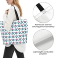 thumbnail image 3 of Bingfone Canvas Tote Bag for Women with Inner Pocket Aesthetic Cute Shopping Tote Bags Reusable Grocery Bags- Tulips Flowers, 3 of 8