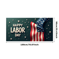 thumbnail image 3 of American Flag Pattern Labor Day Banner Festive Decoration Stars Stripes Design Holiday Event Background for Celebration Patriotic Decor Outdoor Party, 3 of 7
