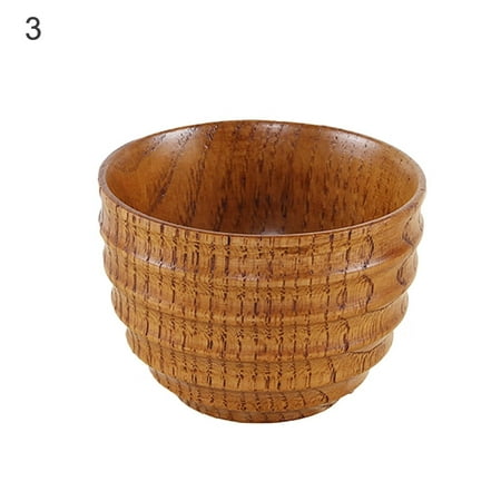 

JHDONG Wooden Cup Reusable Tea Coffee Milk Wine Heat Insulation Water Drinkware Gift