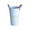 🥝 Blue_New#511, variant on Galvanized Metal Flower Bucket Vase - Rustic Farmhouse Planter • Waterproof • Rope Handles • Weather-Resistant • Floral Arrangements, Wedding Centerpieces, Patio Decor