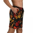 Bathing Suit Color Butterfly Board Shorts Summer Animal Print Classic