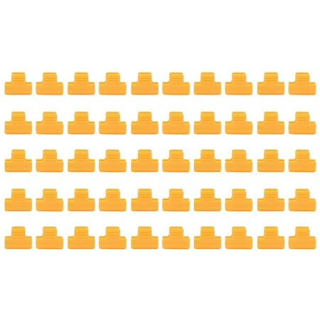 

BCLONG 50Pcs Cold Resistance Greenhouse Clamp Plastic Orange Film Clips For 11mm pipe