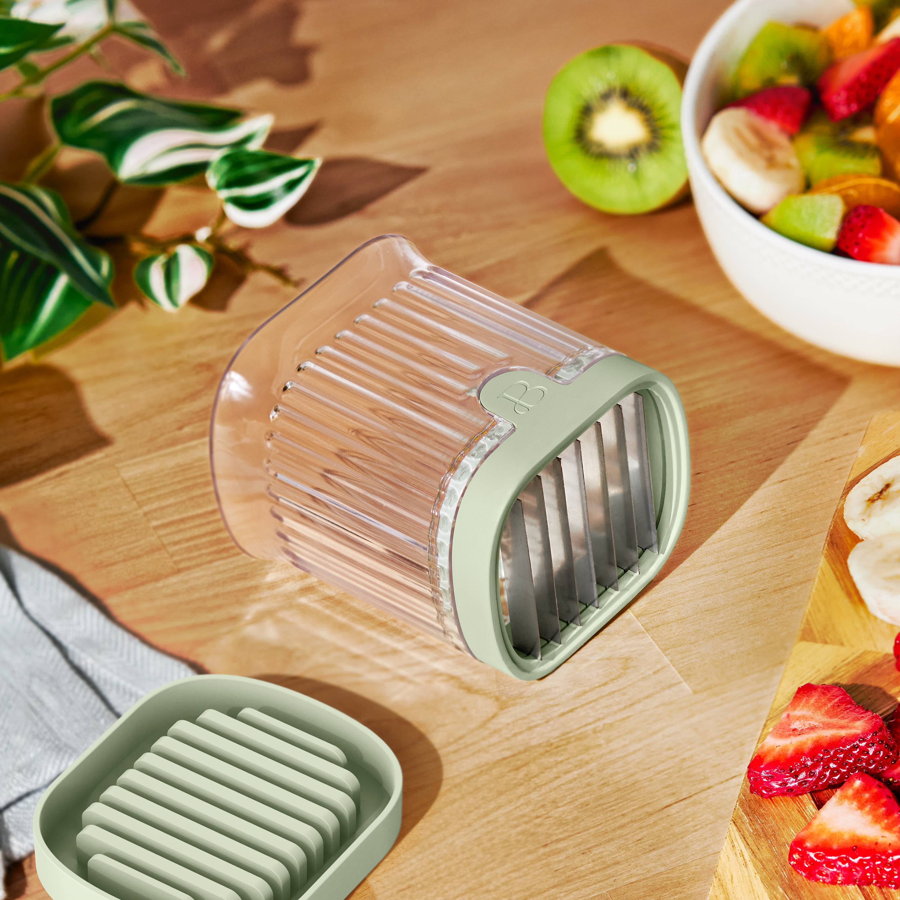 Beautiful Quick Prep Slicer, Sage Green by Drew Barrymore