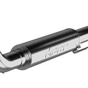 MBRP S5259AL Cat Back 4 Inch Inlet Steel Side Exit Exhaust Tailpipe Fits select: 2015-2016 FORD F150, 2019 FORD F150 SUPERCREW