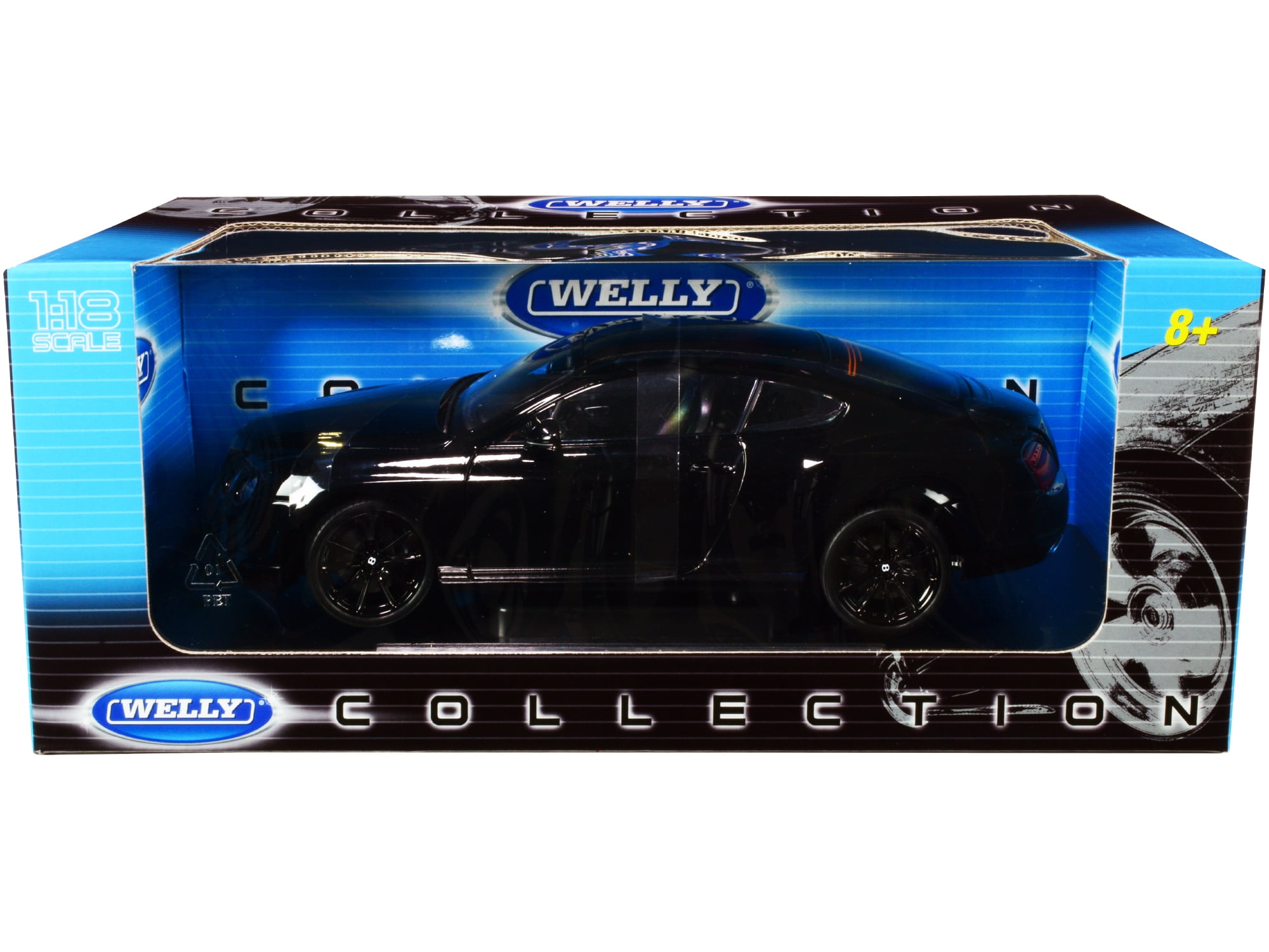 Bentley Continental Supersports 2009 – Welly 1/18, Métal Monté, état Neuf