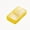 Yellow, variant on Pencil Box, Large Capacity Clear Pencil Case, 1 Pack Hard Pencil Case, Clear Crayon Box with Snap-tight Lid Stackable Design, Plastic Storage Box for Office Supplies