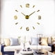 thumbnail image 2 of Matsuzay Reloj de pared 3D autoadhesivo analógico alimentado por elegante DIY funcionamiento silencioso hogar Oficina sala de estar Decoración del hogar Dorado, 2 of 5
