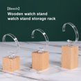 thumbnail image 4 of QualitChoice Desktop Bracelet Bangle Watch Display Stand Wood Jewelry Storage Holder Organizer Support Displaying Props for Shop Type 1 Small Type 2 Medium, 4 of 6
