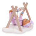 thumbnail image 4 of Doll Play Gym LullaBaby con 3 juguetes colgantes para muñecas, 4 of 7