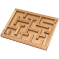 thumbnail image 3 of Amish-Made Wooden Marble Maze Toy, 3 of 3