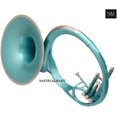 thumbnail image 2 of Brass Bb 22" Valve Sousaphone Mouth Piece with Carry Bag Handmade Musical Instrument Gift (Green), 2 of 5