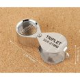thumbnail image 2 of Zshan 30X Mini Folding Magnifier Jeweler Loupe Eye Loupe Jewelry Portable Magnifying Glass Pocket Handhold Tools(Color:Golden), 2 of 7