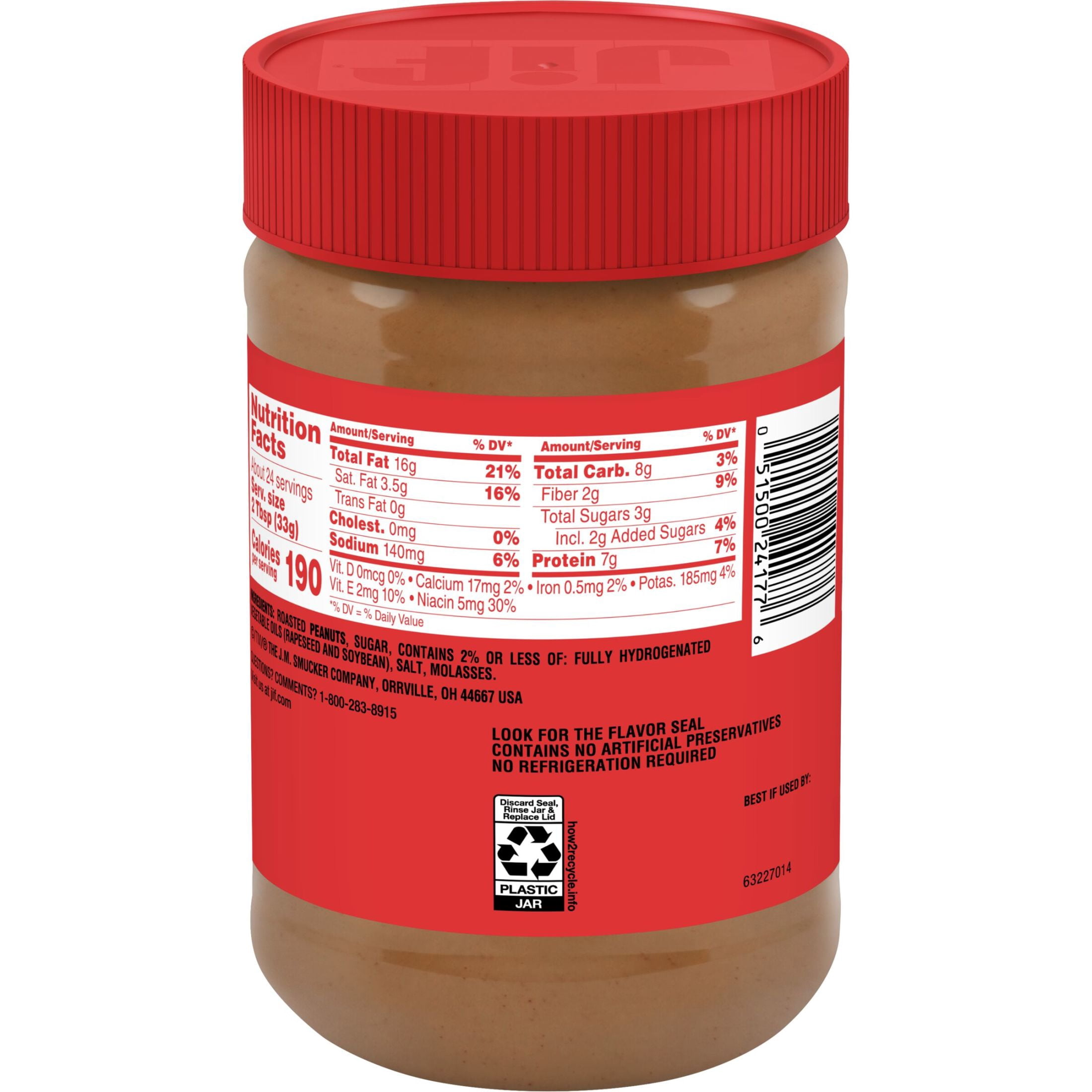 Jif Creamy Peanut Butter, 28-oz Jar