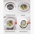 thumbnail image 5 of Stainless Steel Sink Drain Strainer,Kitchen Sink Filter,Mesh Kitchen Sink Strainer,Stainless Steel Kitchen Sink Drain Filter,Protector Cover Waste Stopper Food Catcher Anti-Clogging Rust, 5 of 5