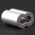 thumbnail image 4 of 300Pcs Aluminum Crimping Loop Sleeve for 3mm Diameter Wire Rope and Cable,300x Aluminium Sleeve,Silver, 4 of 8